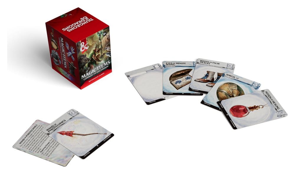 Dungeons & Dragons RPG Cartas de Referencia - Objetos Mágicos (Comunes e Infrecuentes) *Edición Inglés*