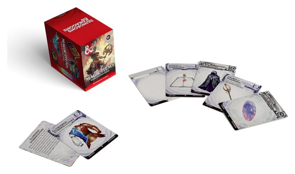Dungeons & Dragons RPG Cartas de Referencia - Objetos Mágicos (Raros y Muy Raros) *Edición Inglés*