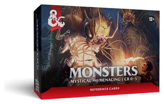 Dungeons & Dragons RPG Tarjetas de Referencia: Monstruos (Místicos y Amenazantes) *Edición Inglés*