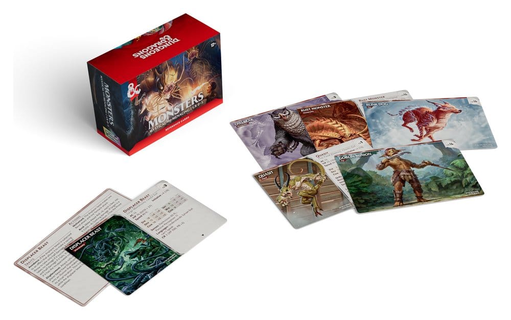 Dungeons & Dragons RPG Tarjetas de Referencia: Monstruos (Místicos y Amenazantes) *Edición Inglés*