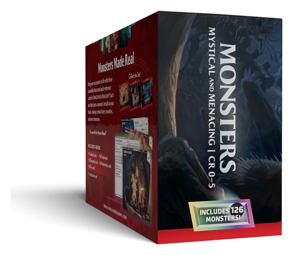 Dungeons & Dragons RPG Tarjetas de Referencia: Monstruos (Místicos y Amenazantes) *Edición Inglés*