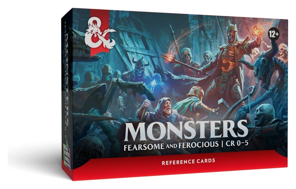 Dungeons & Dragons RPG Tarjetas de Referencia: Monstruos (Temibles y Feroces) *Edición Inglés*