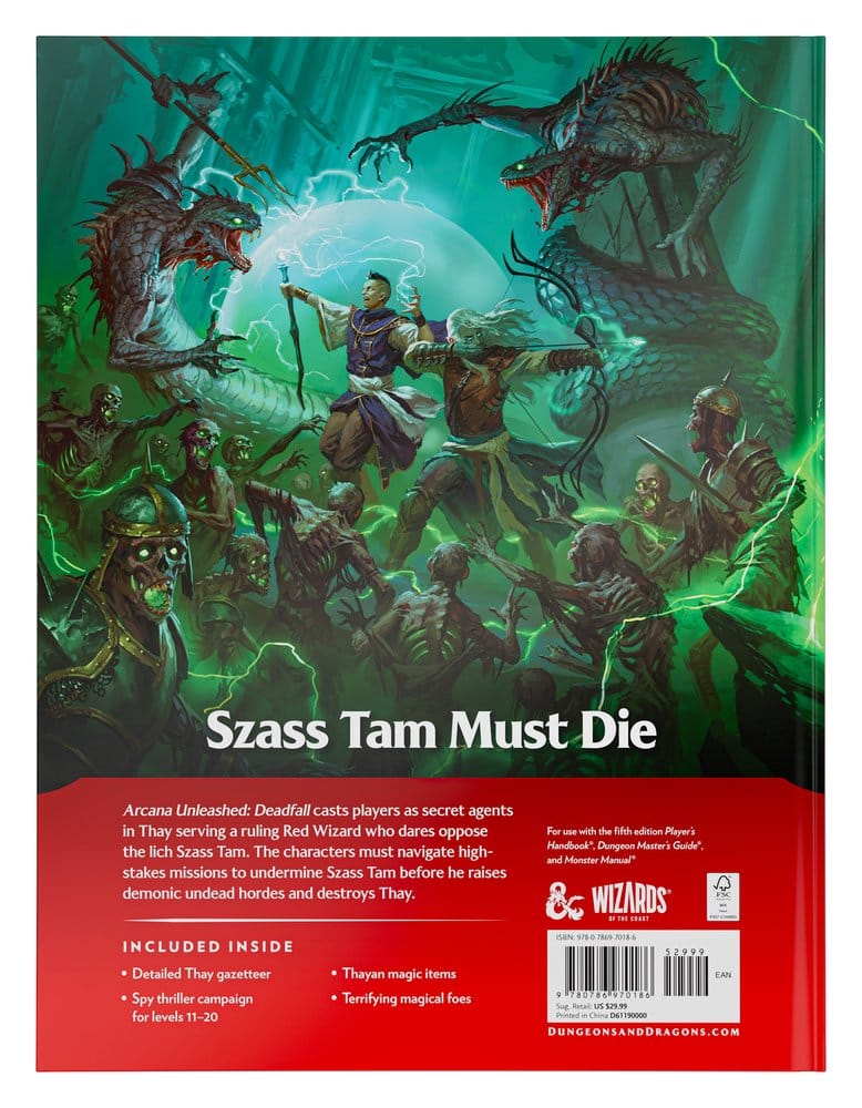 Dungeons & Dragons RPG Arcana Unleashed: Deadfall Libro *Edición Inglés*