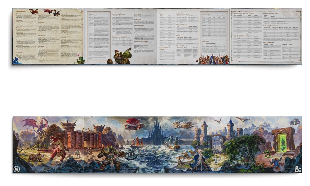 Dungeons & Dragons RPG World of Warcraft Pantalla del Dungeon Master *Edición Inglés*