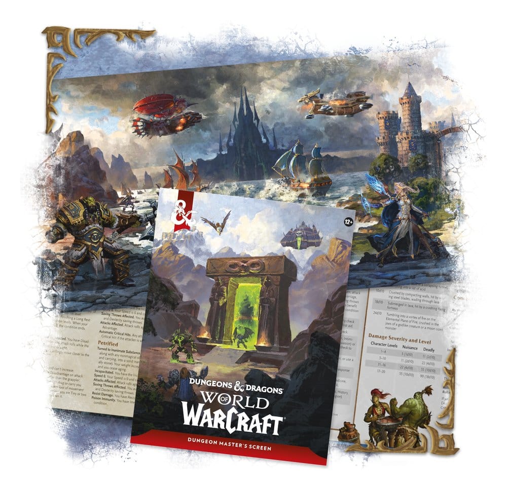 Dungeons & Dragons RPG World of Warcraft Pantalla del Dungeon Master *Edición Inglés*