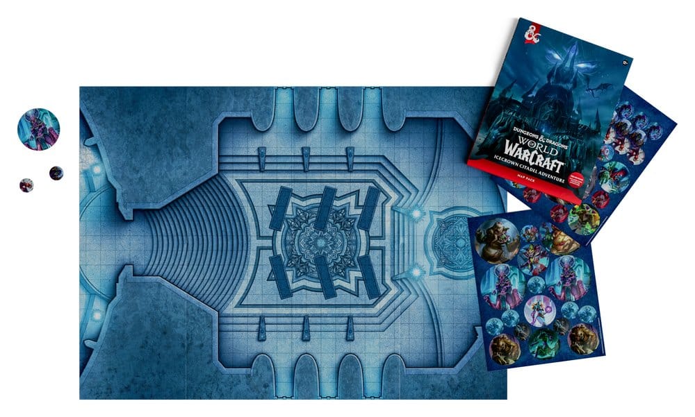 Dungeons & Dragons RPG World of Warcraft: Icecrown Citadel Adventure Pack de Mapas *Edición Inglés*