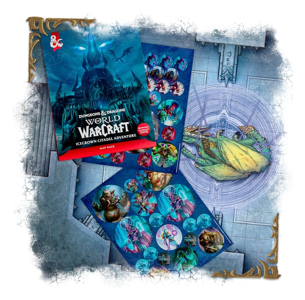 Dungeons & Dragons RPG World of Warcraft: Icecrown Citadel Adventure Pack de Mapas *Edición Inglés*