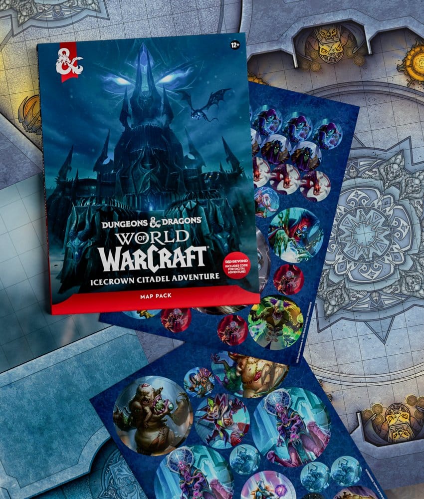 Dungeons & Dragons RPG World of Warcraft: Icecrown Citadel Adventure Pack de Mapas *Edición Inglés*