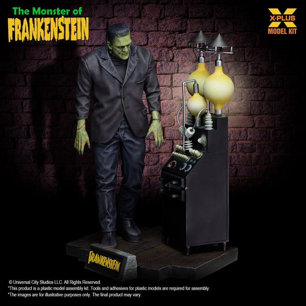 El doctor Frankenstein Maqueta Plastic Model Kit 1/8 The Monster of Frankenstein 27 cm