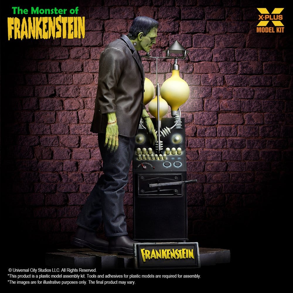 El doctor Frankenstein Maqueta Plastic Model Kit 1/8 The Monster of Frankenstein 27 cm