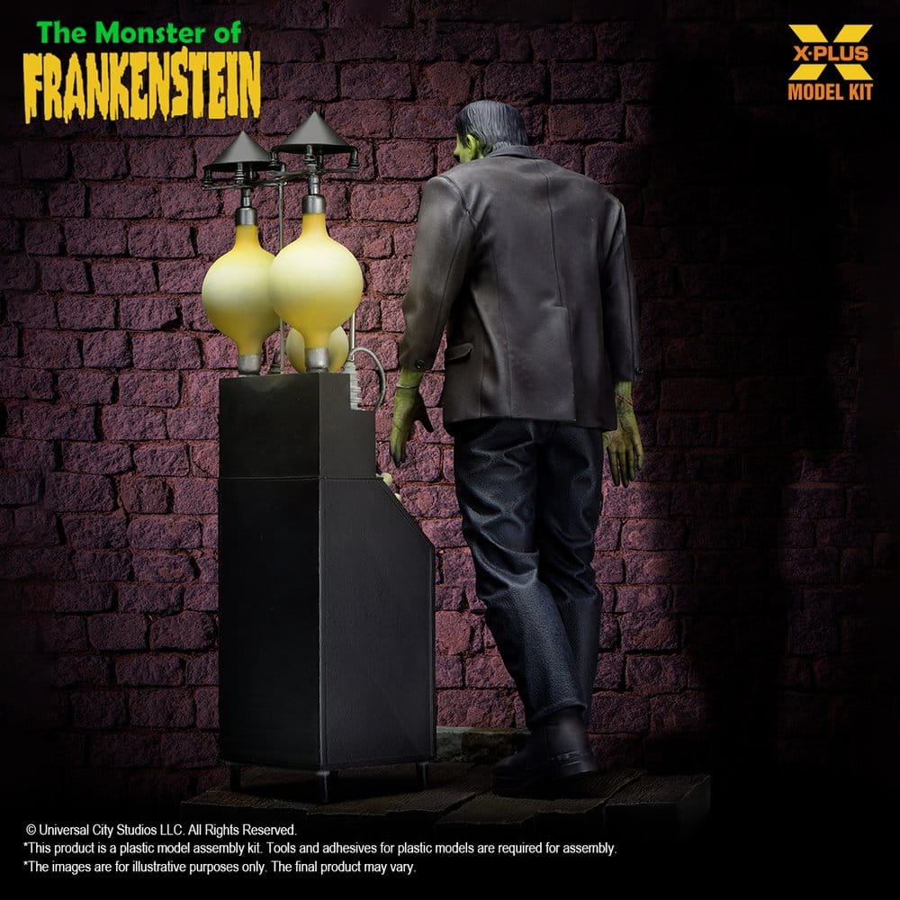 El doctor Frankenstein Maqueta Plastic Model Kit 1/8 The Monster of Frankenstein 27 cm