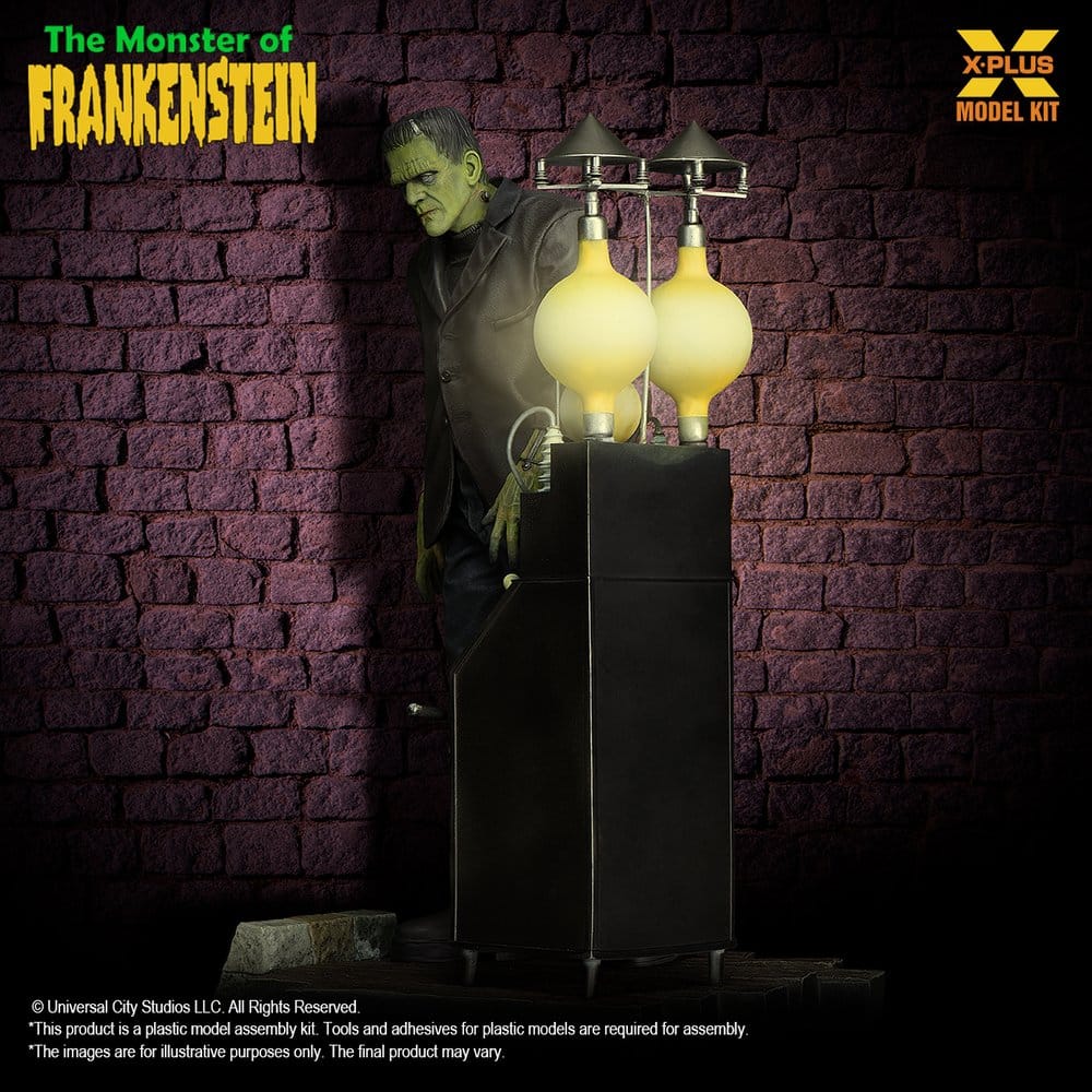 El doctor Frankenstein Maqueta Plastic Model Kit 1/8 The Monster of Frankenstein 27 cm