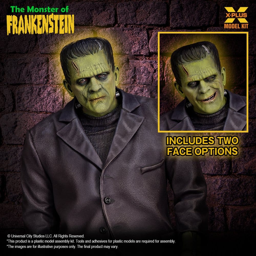 El doctor Frankenstein Maqueta Plastic Model Kit 1/8 The Monster of Frankenstein 27 cm
