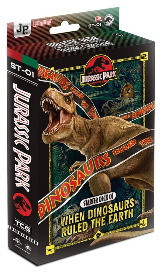 Jurassic Park TCG Starter Deck 01 When Dinosaurs Ruled the Earth Caja (6) *Edición Inglés*