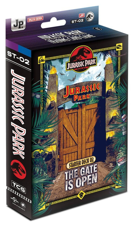 Jurassic Park TCG Starter Deck 02 The Gate Is Open Caja (6) *Edición Inglés*