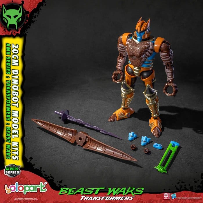 Transformers: Beast Wars Maqueta Plastic Model Kit AMK Series Dinobot 20 cm