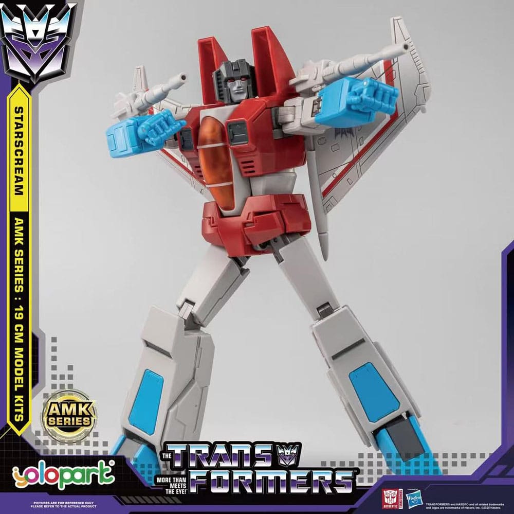 Transformers Generation One Maqueta AMK Series Starscream 19 cm