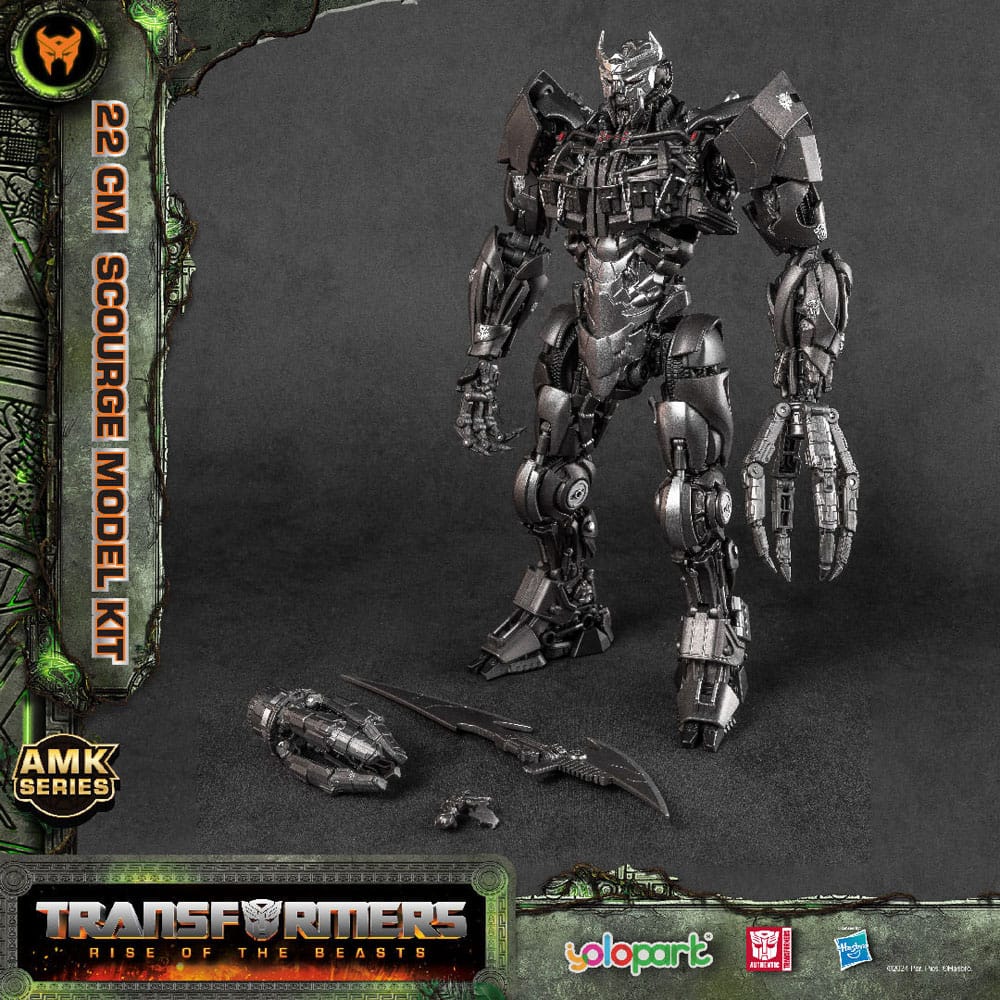 Transformers: Rise of the Beasts Maqueta AMK Series Scourge 22 cm