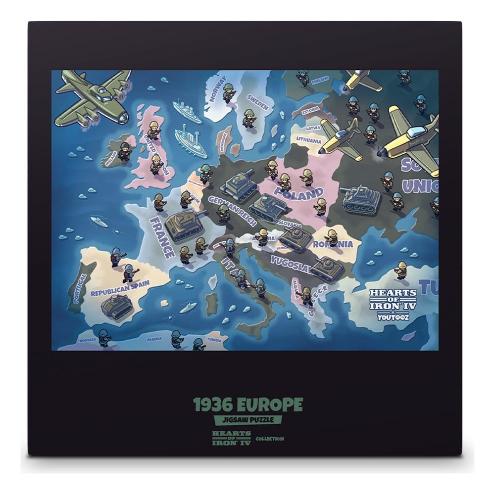 Hearts of Iron Puzzle 1936 Europa