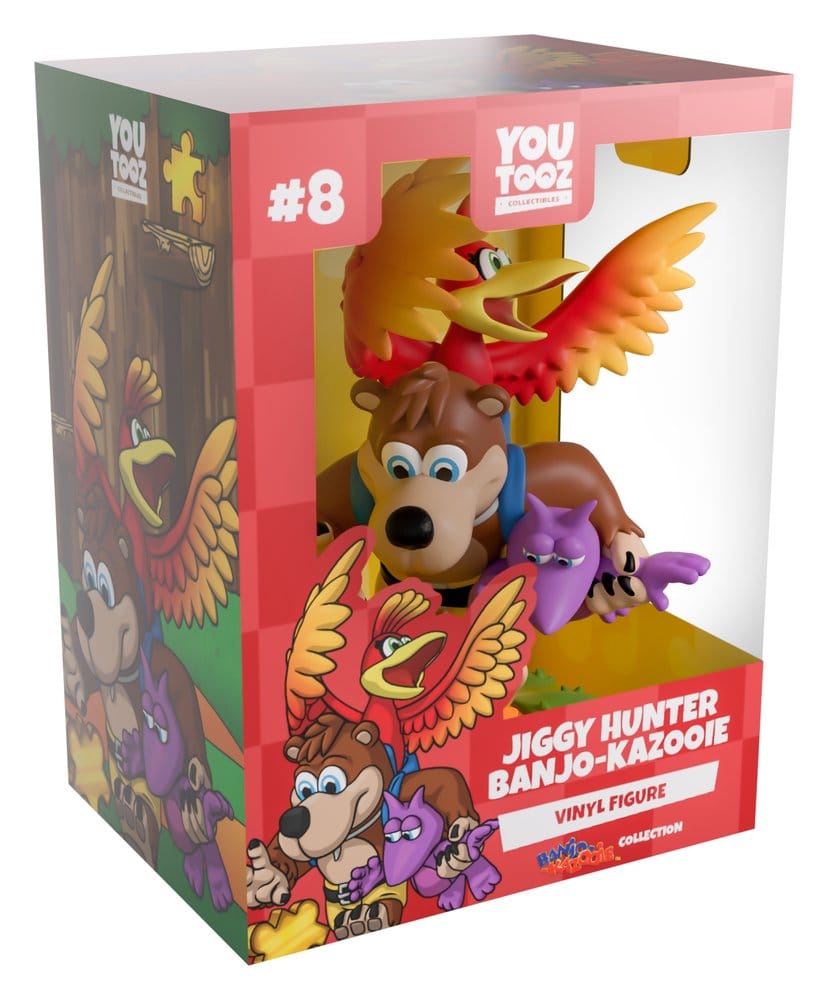 Banjo-Kazooie Figura Vinyl Jiggy Hunter Banjo & Kazooie 13 cm