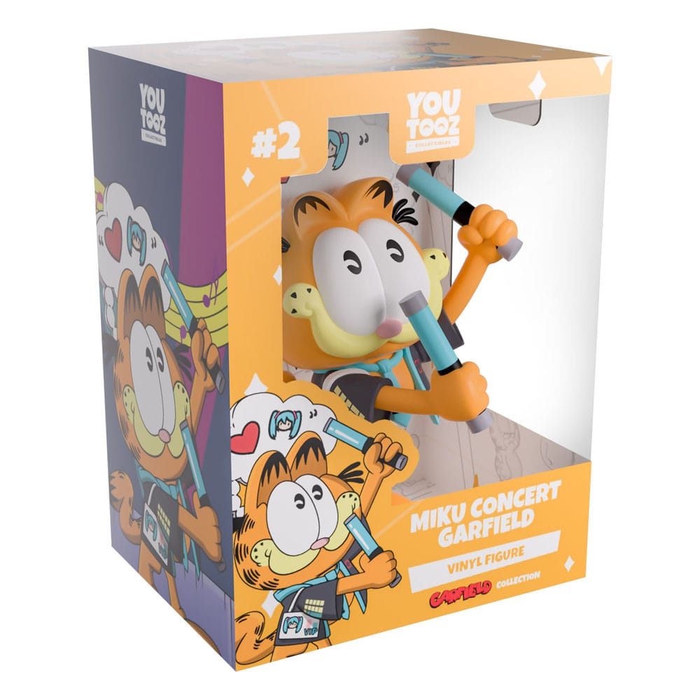 Hatsune Miku x Garfield Figura Vinyl Miku Concert Garfield 13 cm - Z POP Toys