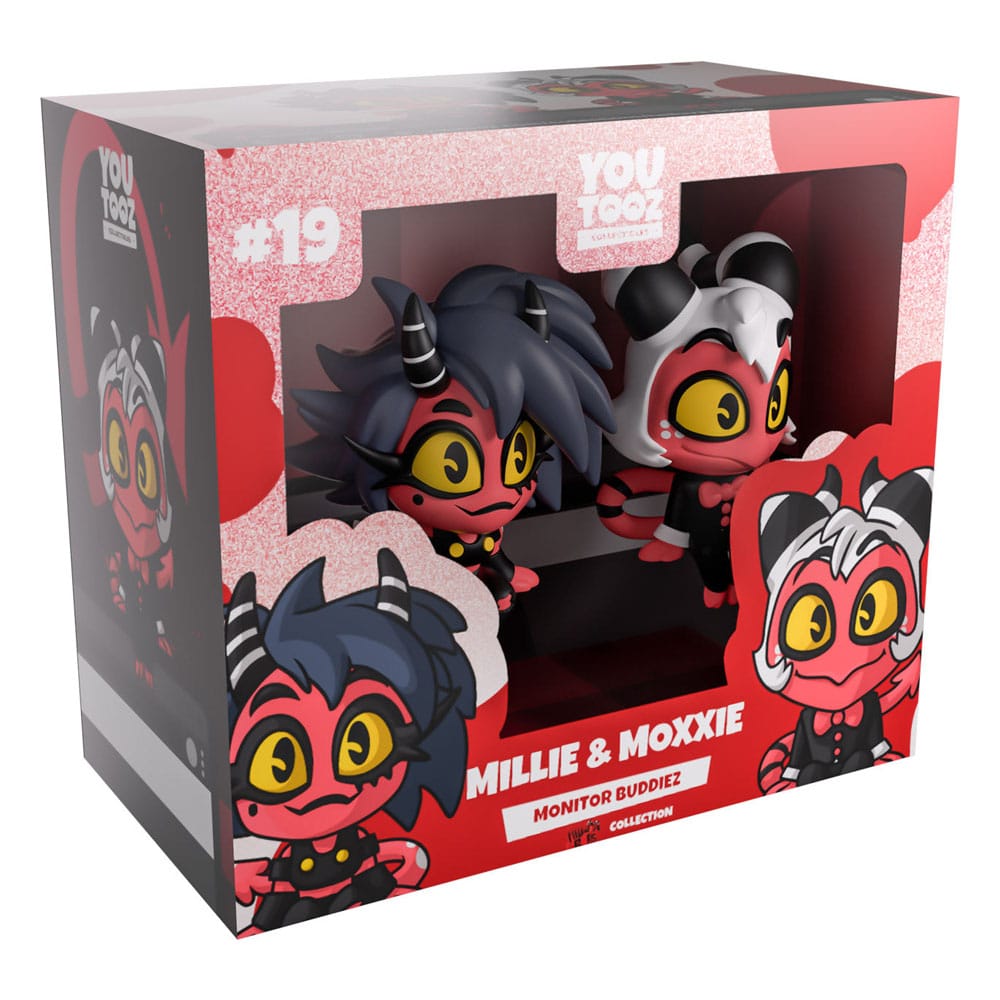 Helluva Boss Co. Figuras Vinyl Millie & Moxxie Monitor Buddiez - Z POP Toys