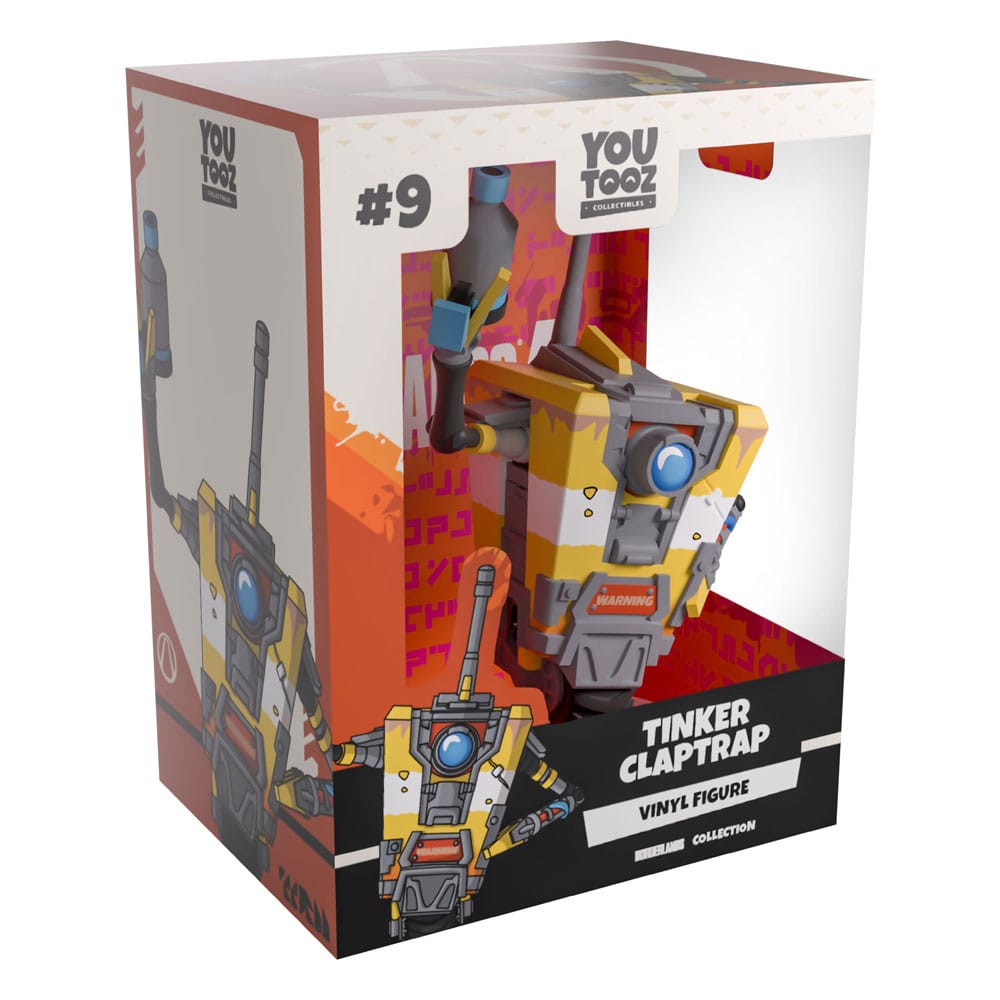Borderlands Figura Vinyl Tinker Claptrap 13 cm - Z POP Toys