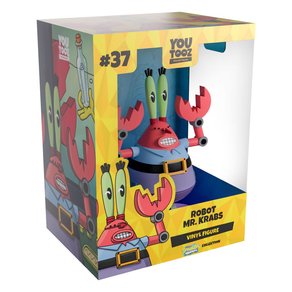 Bob Esponja Figura Vinyl Robot Mr. Krabs 13 cm - Z POP Toys