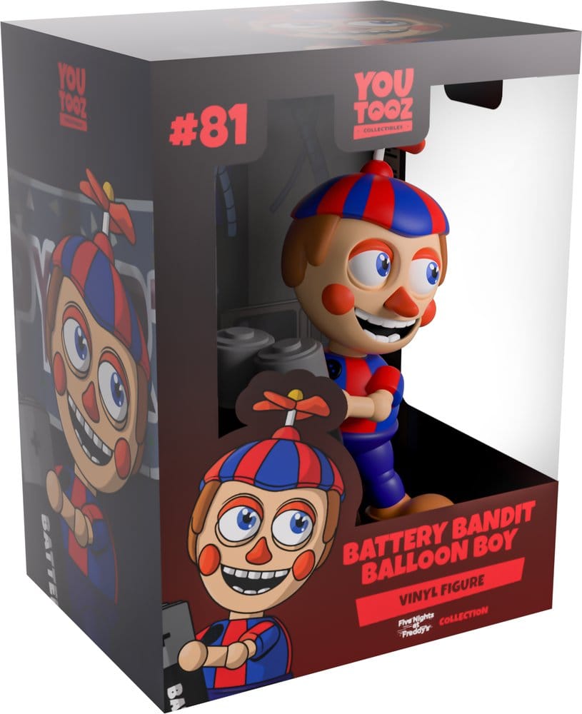 Five Nights at Freddy's Figura Vinyl Battery Balloon Boy 12 cm - Z POP Toys