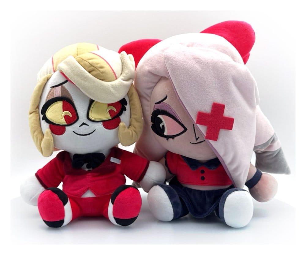 Hazbin Hotel Pack de 2 Peluches Valentine´s Charlie & Vaggie 22 cm