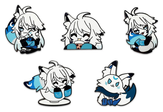 VTuber Chapas esmaltadas Set MysticLight 3 cm (6)