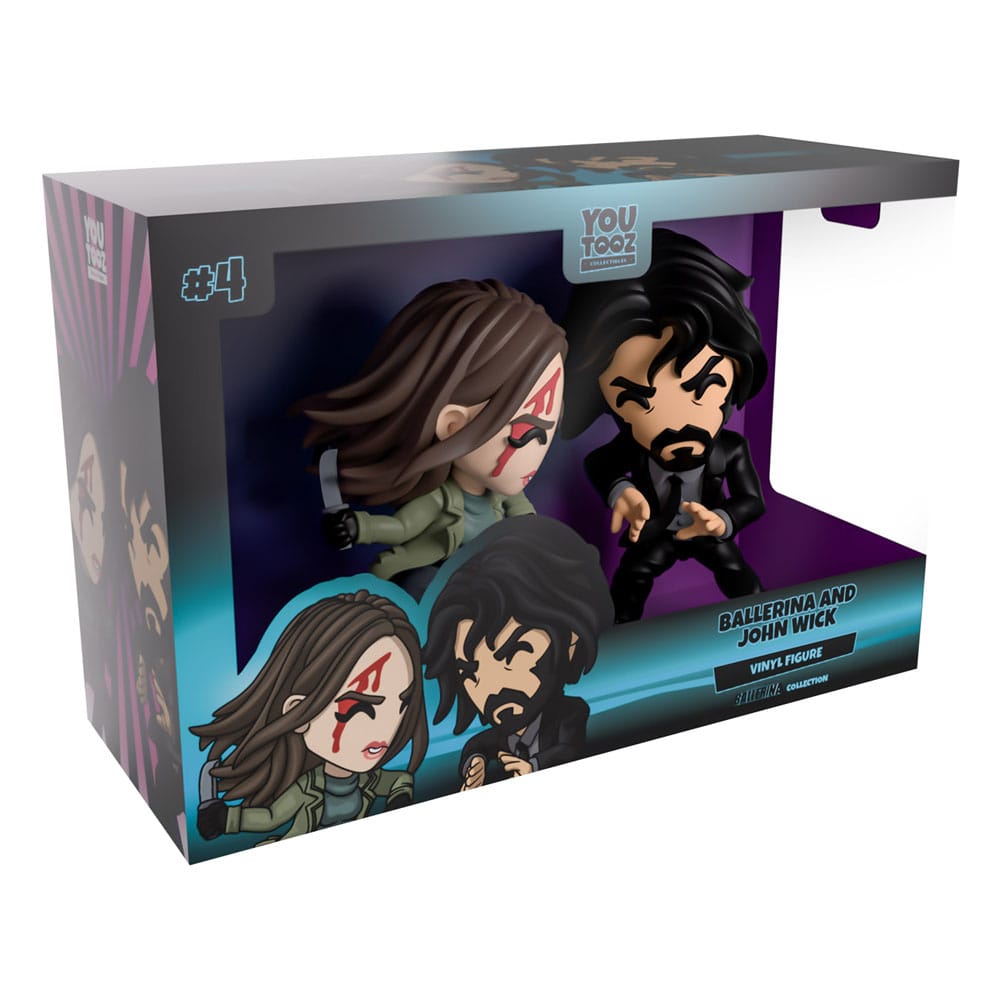 John Wick: Ballerina Pack de 2 Figuras Vinyl Ballerina & John Wick 11 cm - Z POP Toys