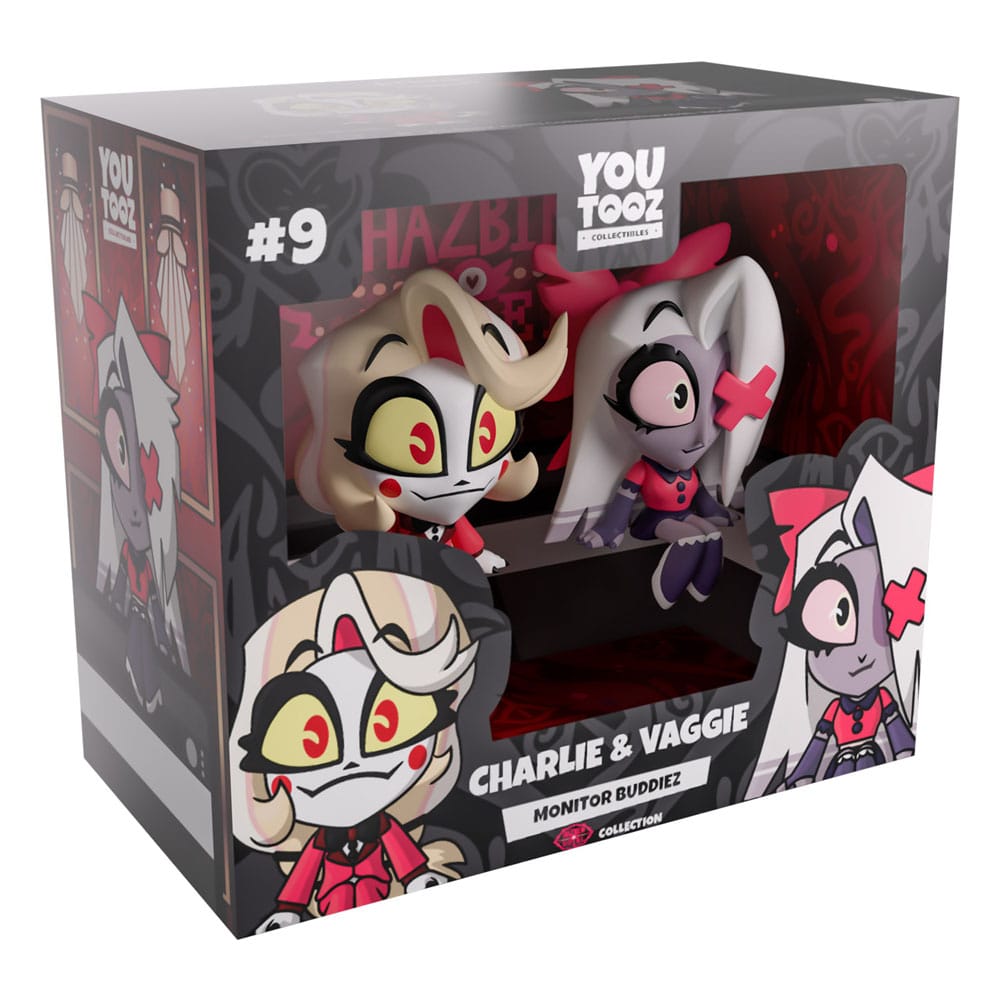 Hazbin Hotel Co. Figuras Vinyl Charlie & Vaggie Monitor Buddiez - Z POP Toys