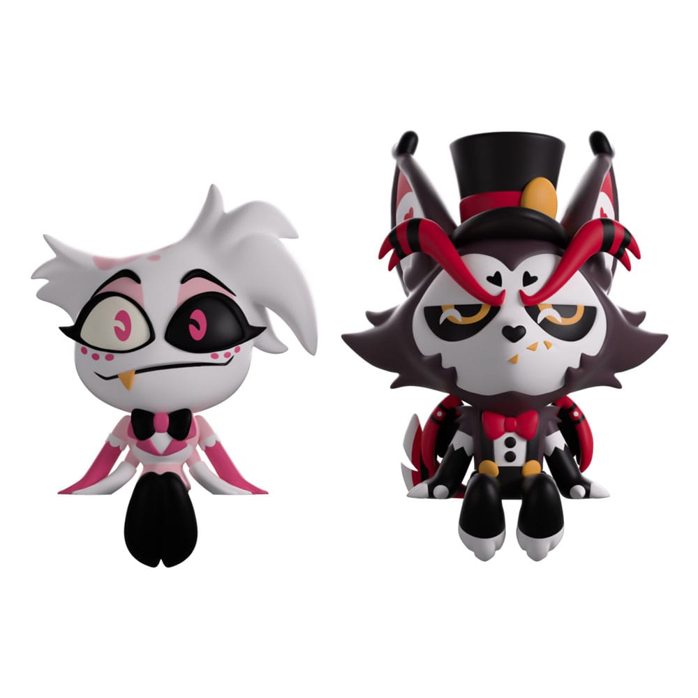 Hazbin Hotel Co. Figuras Vinyl Angel Dust & Husk Monitor Buddiez - Z POP Toys