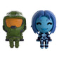 Halo Co. Figuras Vinyl The Master Chief & Cortana Monitor Buddiez