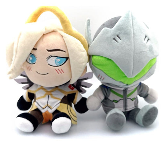 Overwatch Pack de 2 Peluches Genji & Mercy 22 cm