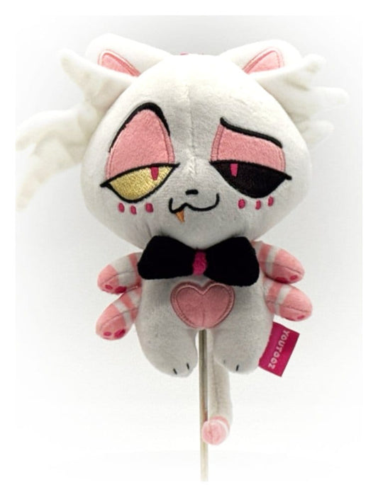 Hazbin Hotel Llavero Peluche Angel Dust Kitty 13 cm