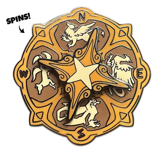 Quincy's Tavern Chapa Compass 5 cm