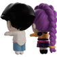 KPop Demon Hunters Figuras Vinyl Jinu & Rumi Monitor Buddiez 6 cm