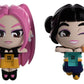 KPop Demon Hunters Figuras Vinyl Mira & Zoey Monitor Buddiez 6 cm