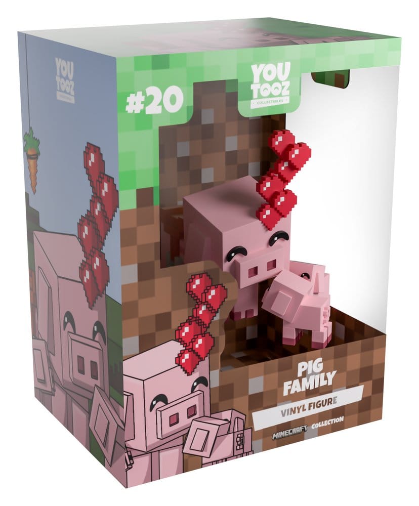 Minecraft Figura Vinyl Pig Family 8 cm