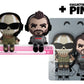 Call of Duty Figuras Vinyl Ghost & Soap Monitor Buddiez 7 cm