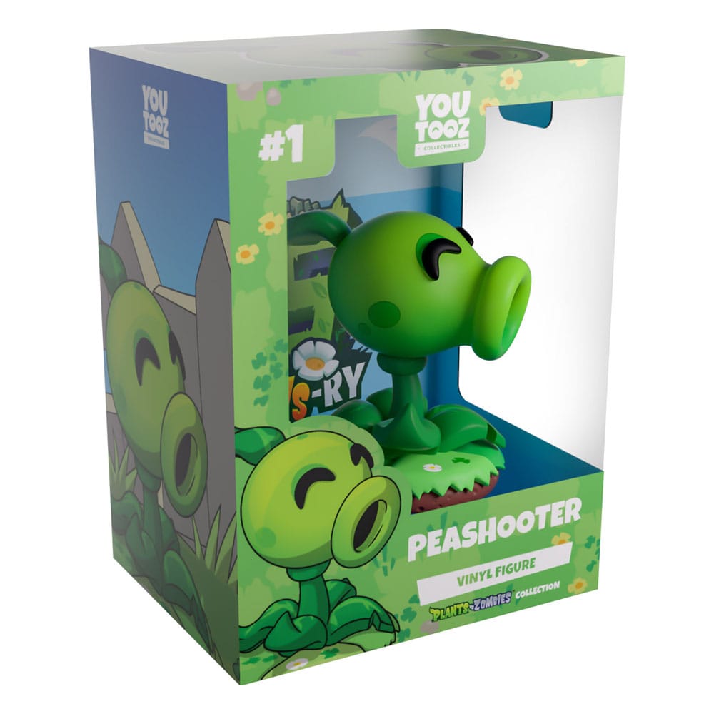 Plants vs. Zombies Figura Vinyl Peashooter 9 cm