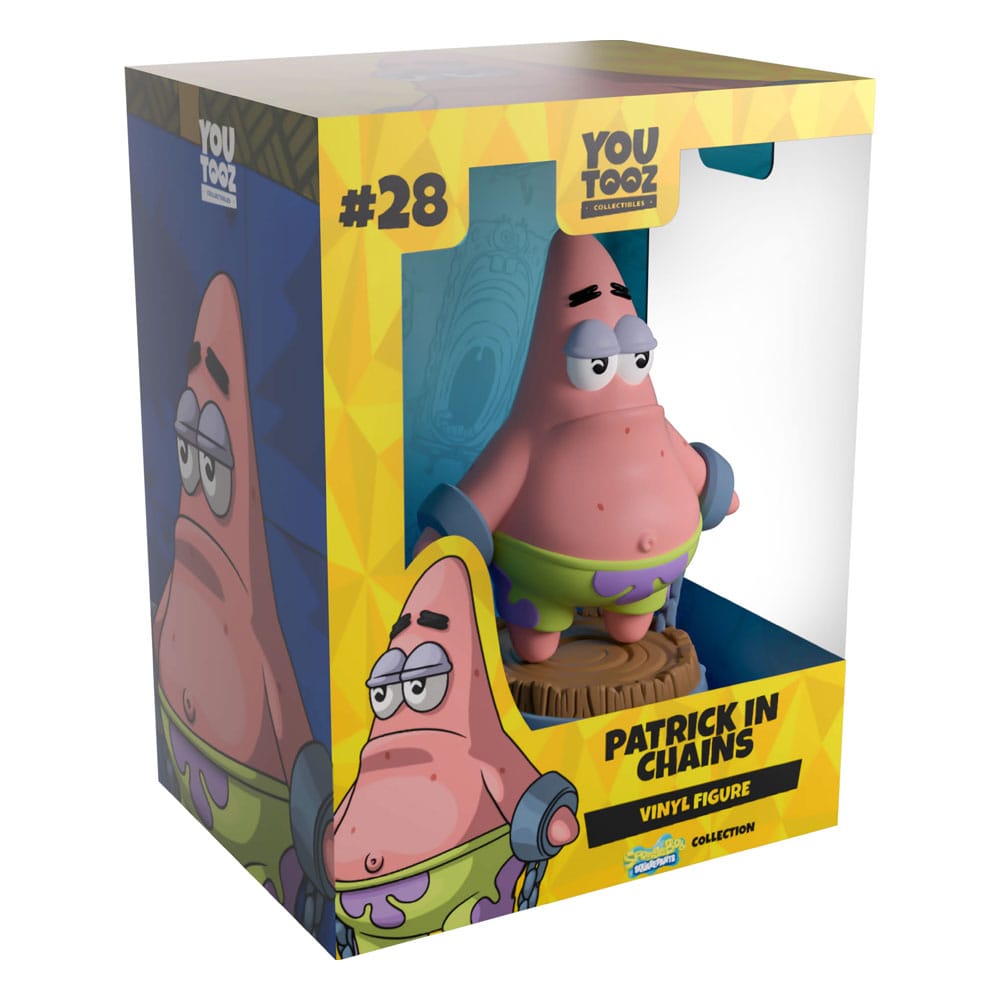 Bob Esponja Figura Vinyl Patricio In Chains 13 cm
