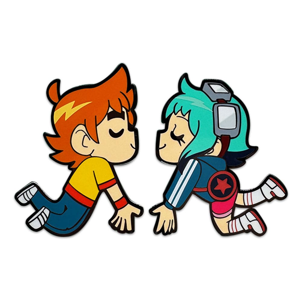 Scott Pilgrim Chapa Scott & Ramona Kissing 5 cm